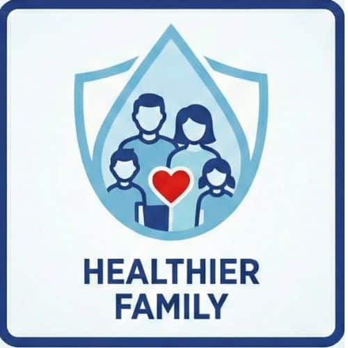 Family health and wellness symbol