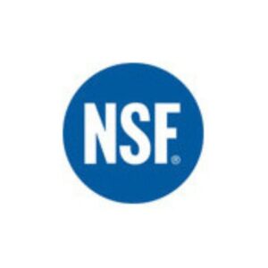 blue circle with "NSF" written inside
