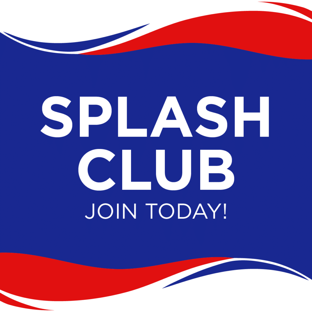 splash club membership custom graphic